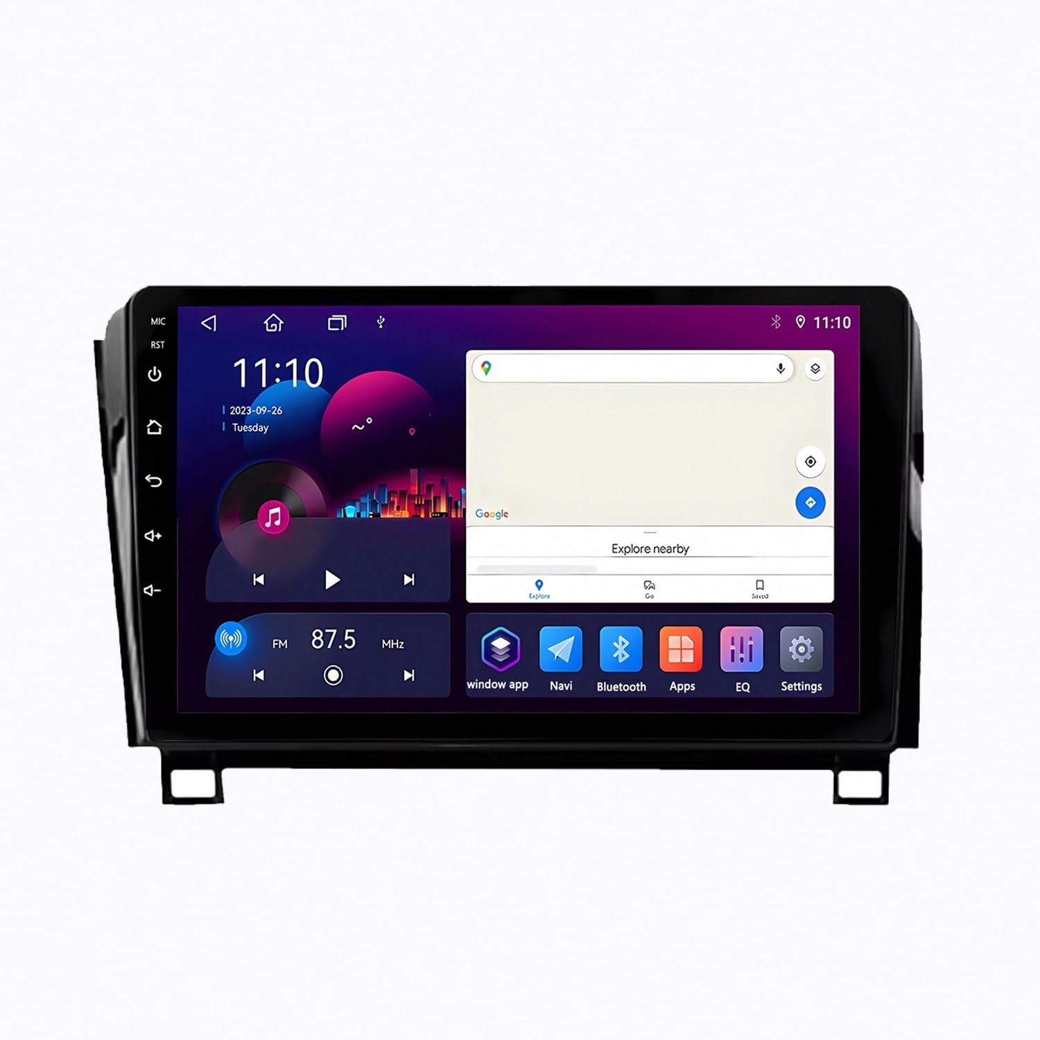 Radio de coche 2 DIN para Toyota Tundra con pantalla táctil y GPS contra pérdidas 8