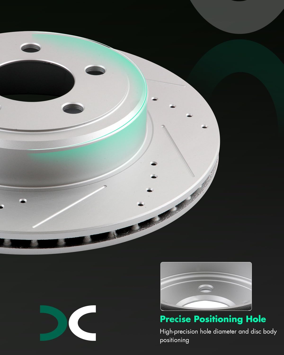 SCITOO Rear 12.6" Brake Pads and Rotors Kits Fit For Chrysler 300 2005-2018,For Dodge Challenger 2009-2018,For Dodge Charger 2006-2018,For Dodge Magnum 2005-2008