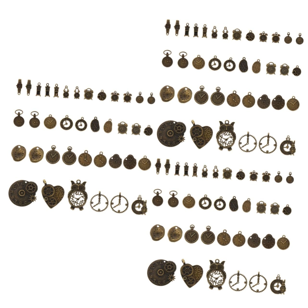 3sets Charms Vintage Accessori Per Bracciali e Collane Per Creazioni Fai Te e Decorazioni Per e