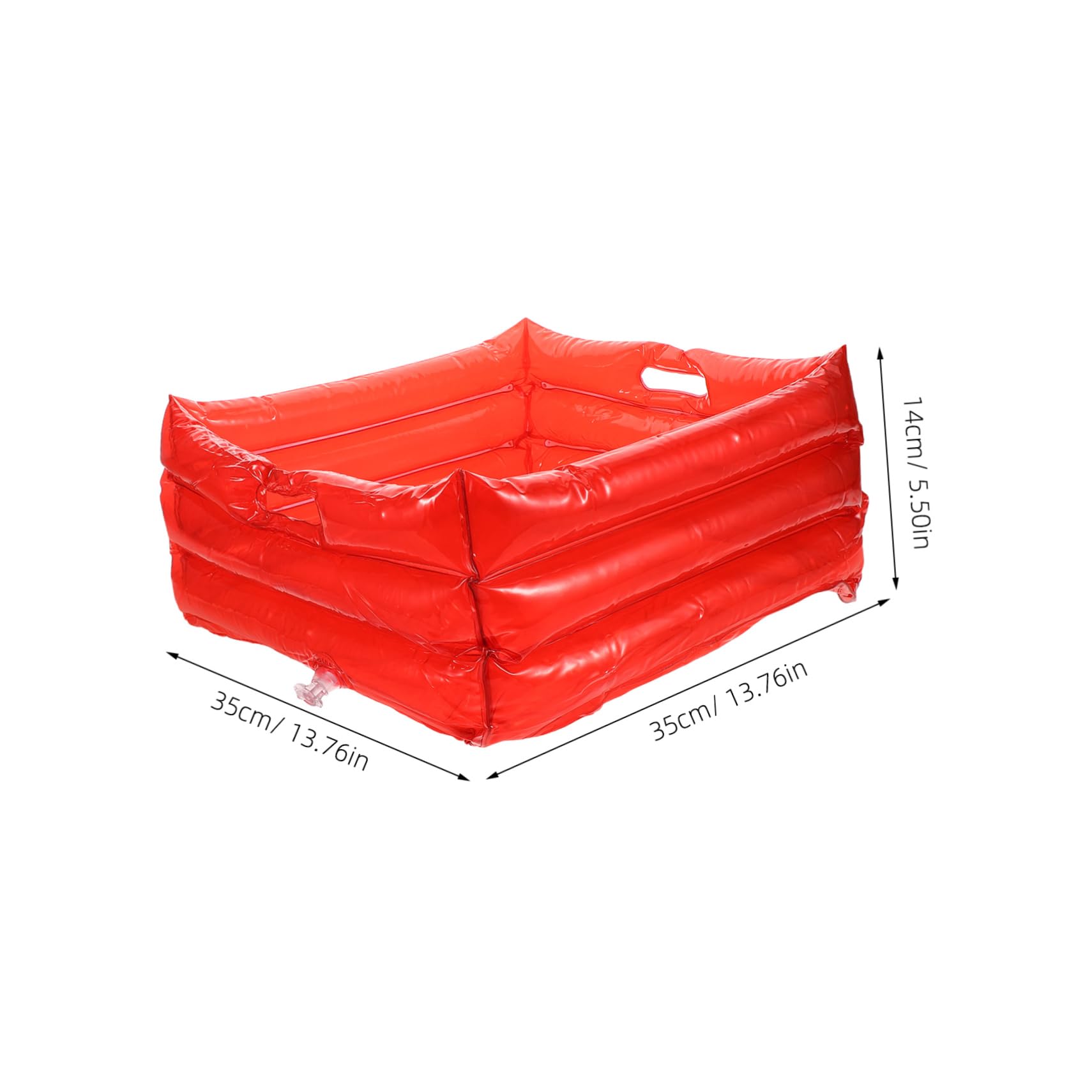 HEMOTON Inflatable Camping Foot Wash Basin Portable Collapsible Foot Bath Tub Durable Water Container for Outdoor Travel Generous Capacity for Foot Soak for Camping