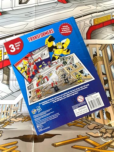 Transformers My Busy Books - Storybook, 10 figurines, playmat - Thumbnail 2