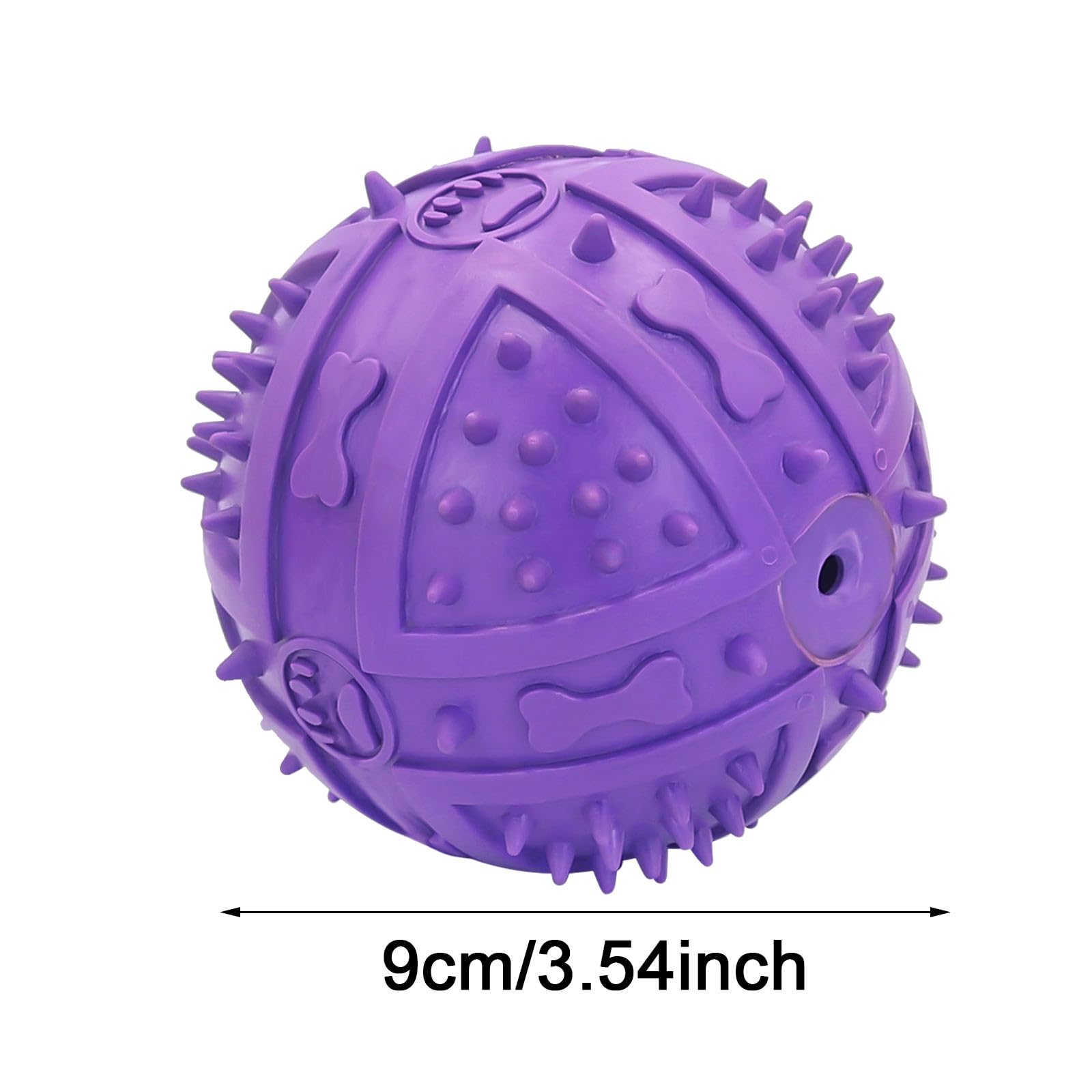 Hunde Kauspielzeug Quietschball - Für Aggressive Kauer, 9cm