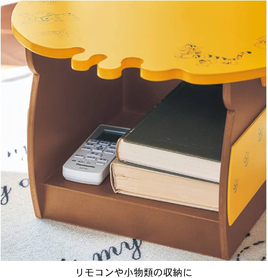 ベルメゾン　チップとデール　テーブル　正方形 切り株のようなテーブル「チップ＆デール」（ディズニー リビング