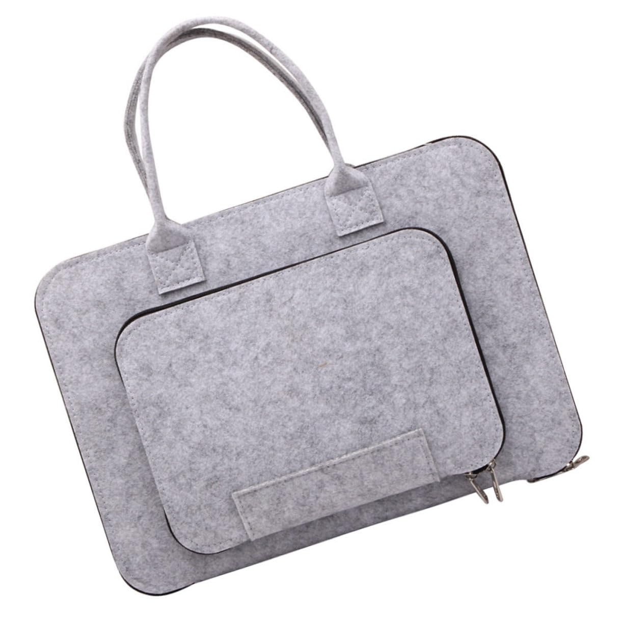 balacoo Felt Bag for Tablet Storage Business Hand Pouch Bag Notebook Case and Fashionable