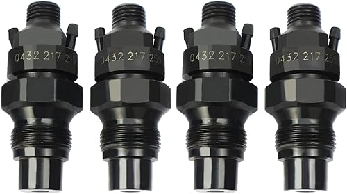 Boquilla inyector de combustible diésel 0432217255 1040166 compatible con GM Chevrolet Turbo Diesel 6.2L 6.5L 1993-2005 4 piezas