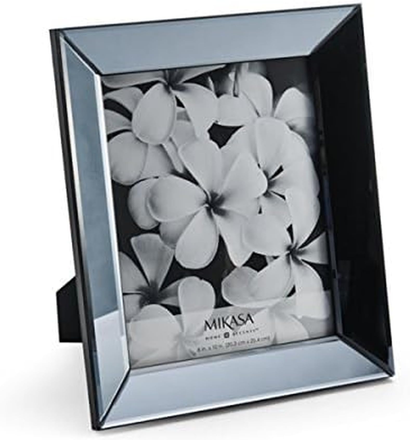 MELANNCO Mirror Picture Frame, 8x10-Inch, Gray