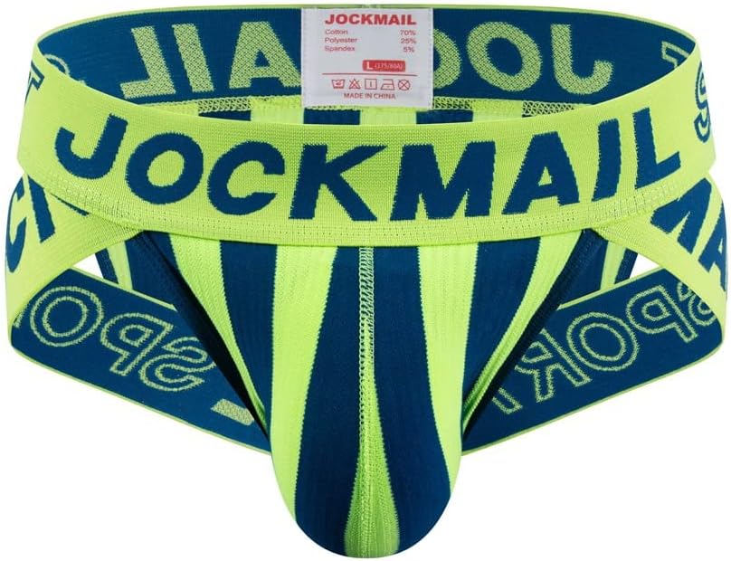 JOCKMAILMesh Athletic Supporters Mens Briefs Underwear Comfort Male Underwear for Gym Sport