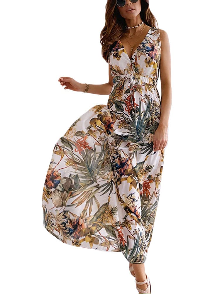 Robe Longue Été Femme Fluide Boho Chic – Maxi Ample Avec Poches – Style Plage & Soirée Élégante