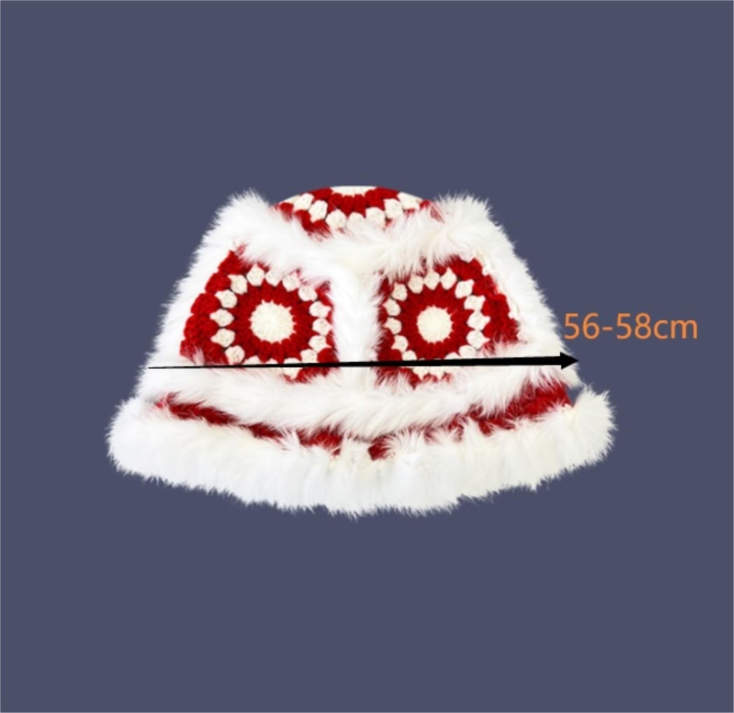 Mützen Winter Mützen Plüsch-Fischermütze, Löwentanzmütze, Warme, Dicke Strickmütze Für Die Kollokation Wintermütze (Color : G, Size : One Size)
