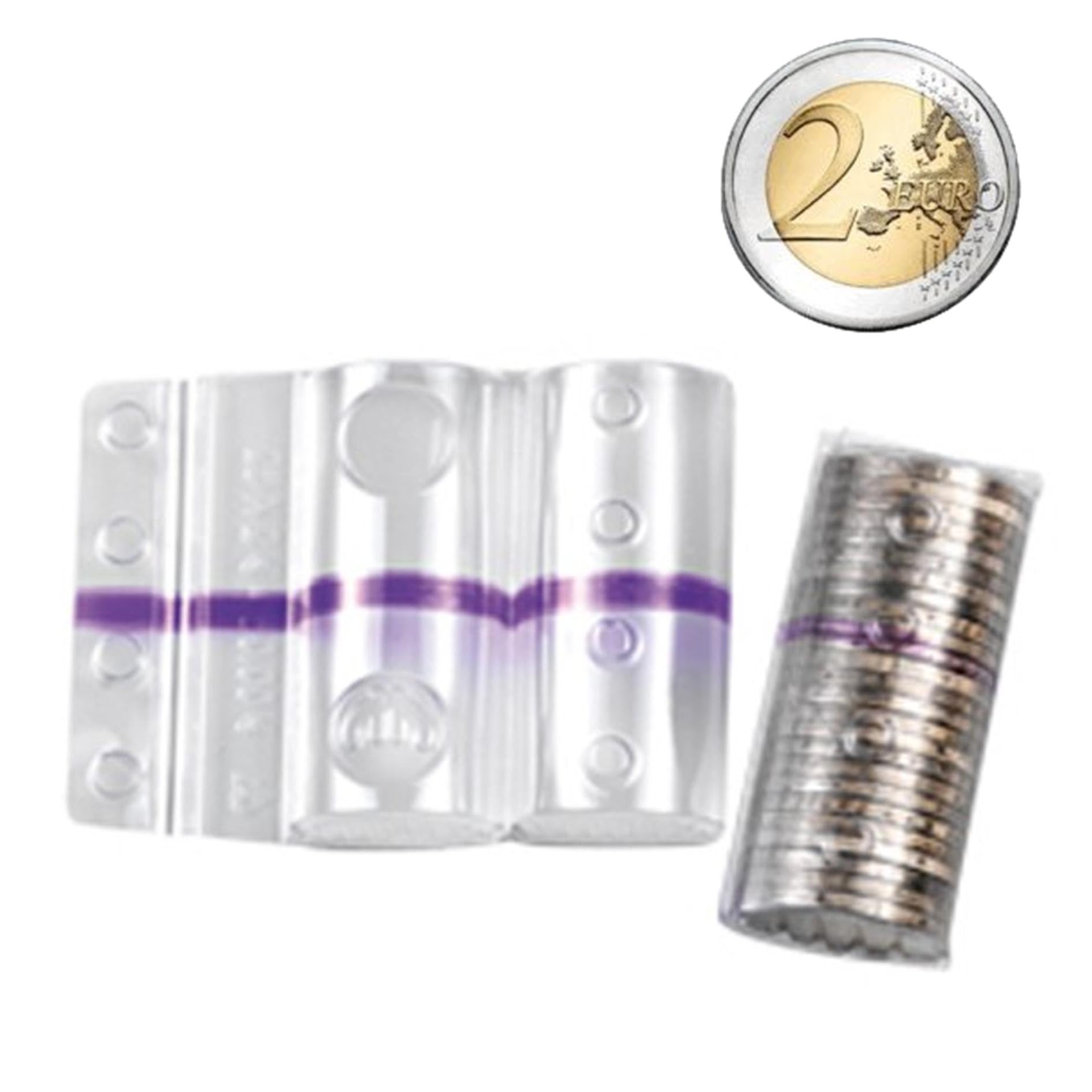100 Tubes à Pièces Blisters PVC - Bandes Colorées Et Symboles En Relief Pour Aveugles