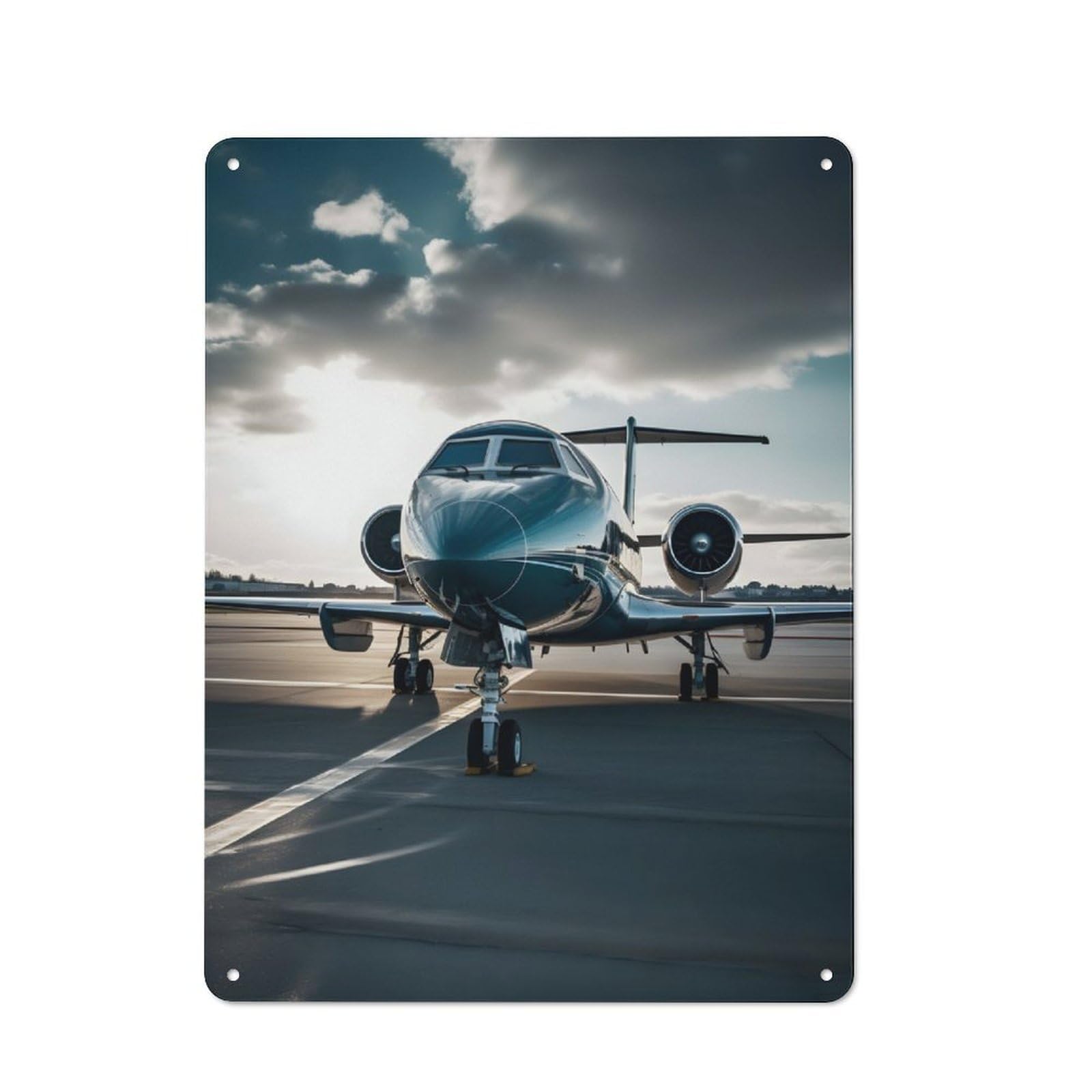 Junmoney Private Jet Life For Man Cave Or Games Room, Retro Tin Sign 40X30cm, A Christmas Gift For People Styling Man Cave And Games Room