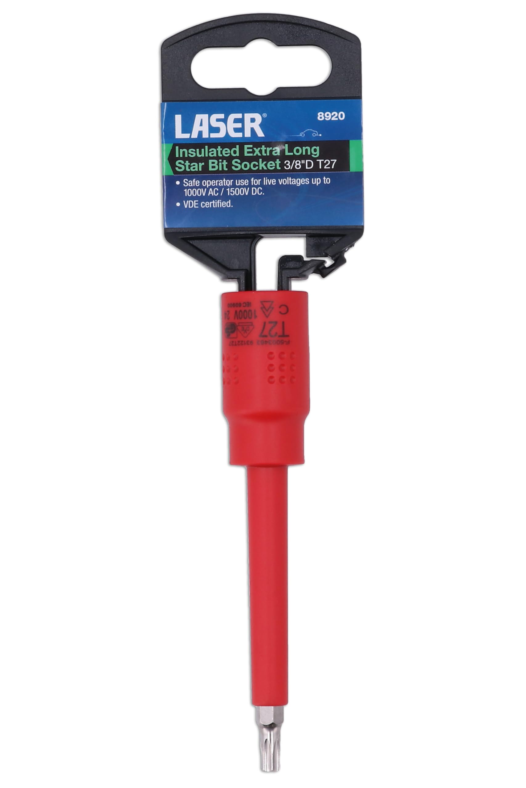 Laser 8920 Insulated Extra Long Star Bit Socket 3/8" D T27