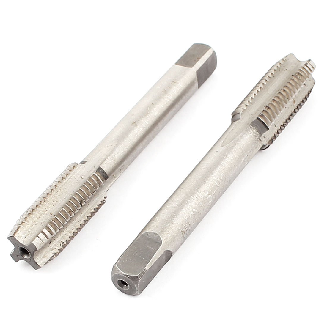 Aexit M12x1.5mm Straight Taps 4 Flutes Metric Bottoming Taper Hand Pipe Taps Taps 2pcs