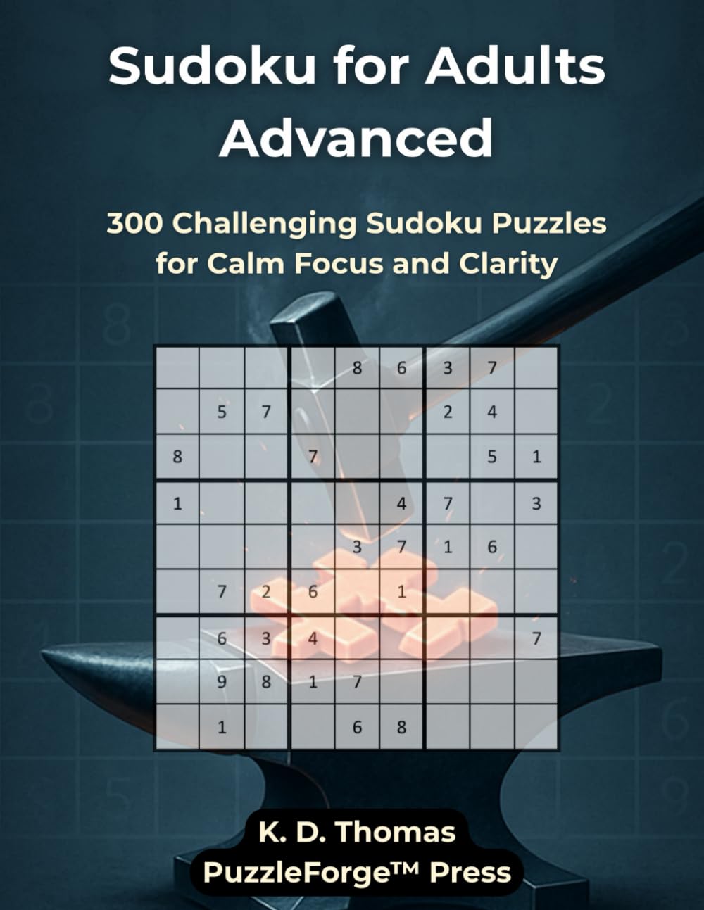 Sudoku for Adults Advanced: 300 Challenging Sudoku Puzzles for Calm Focus and Clarity (PuzzleForge™ Medium Sudoku Forge Series – Balanced Challenge Brain Training)