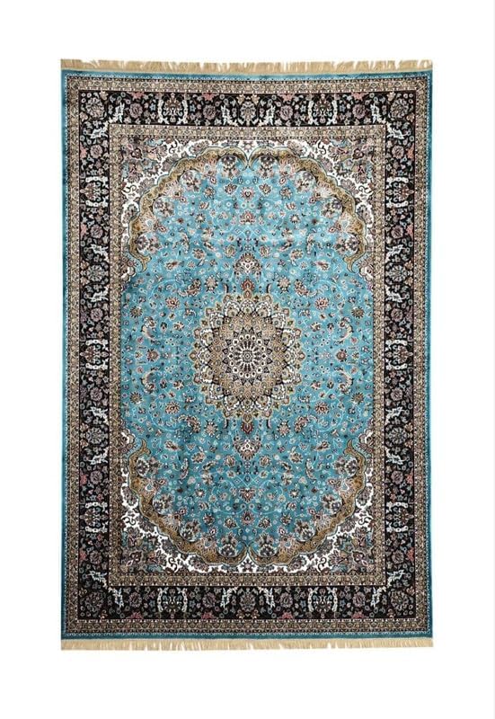 Image of Luxury Silk Carpet 5 x 7 FEET for Living Room or Bedroom, Made with Premium Silk, Perfect for Elegant Interiors Comfort and Timeless Design