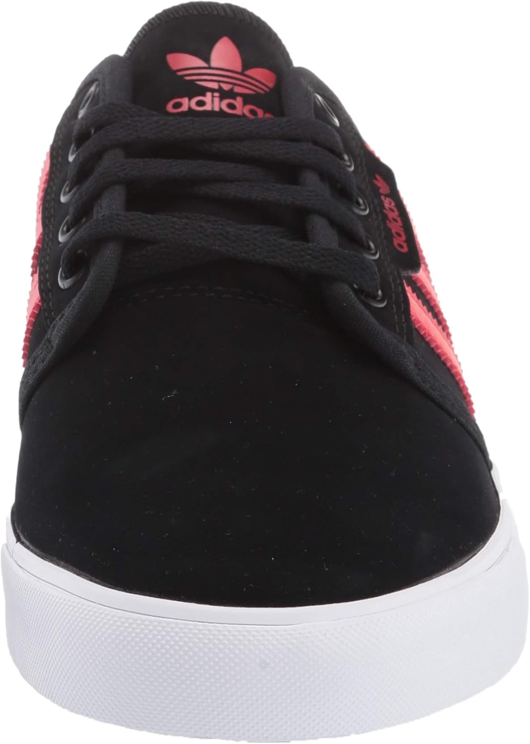 adidas Originals Men's Seeley Running Shoe 7 Core Black/Glory Red/White