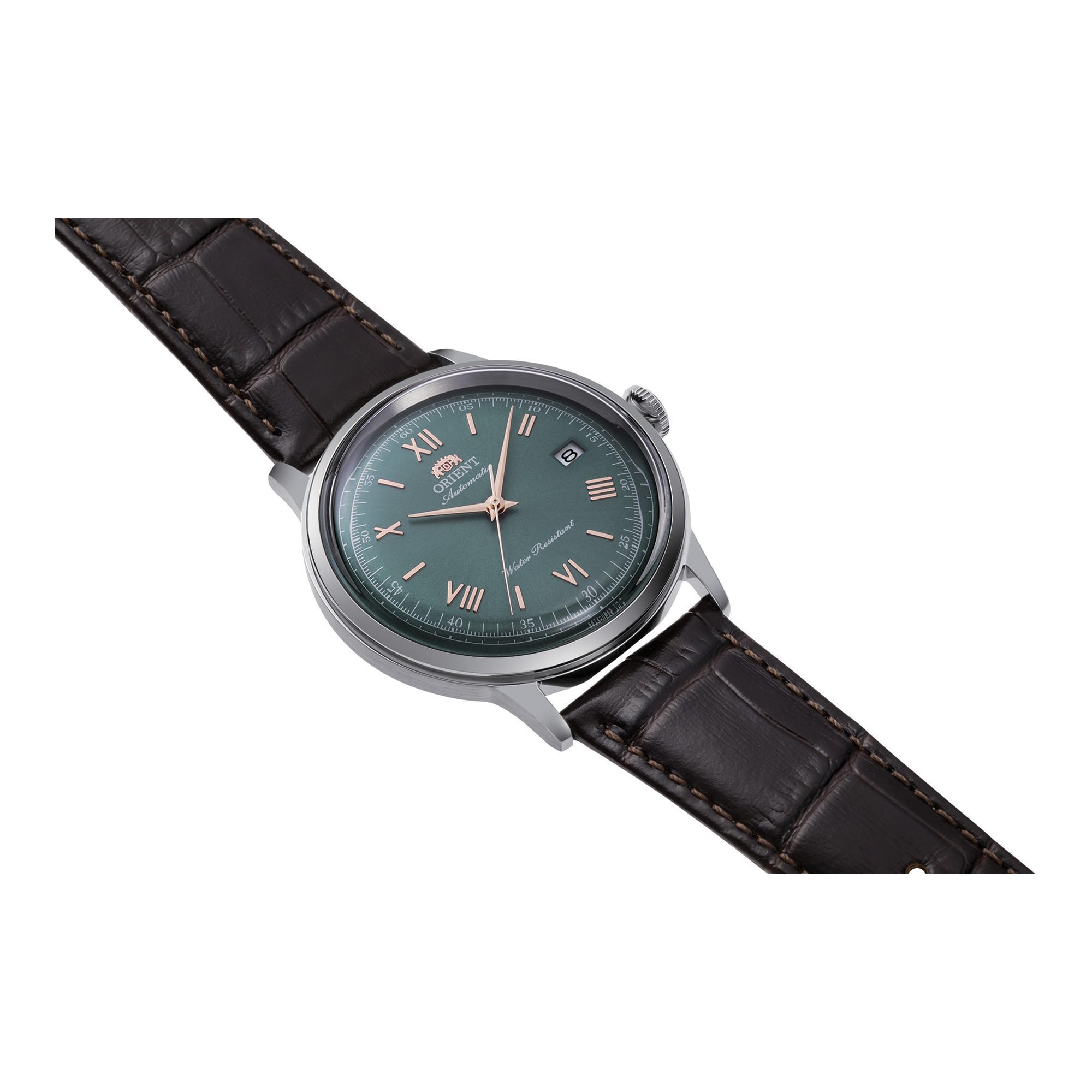 Orient Elegancki zegarek RA-AC0023E, Zielony opal, Klasyczny