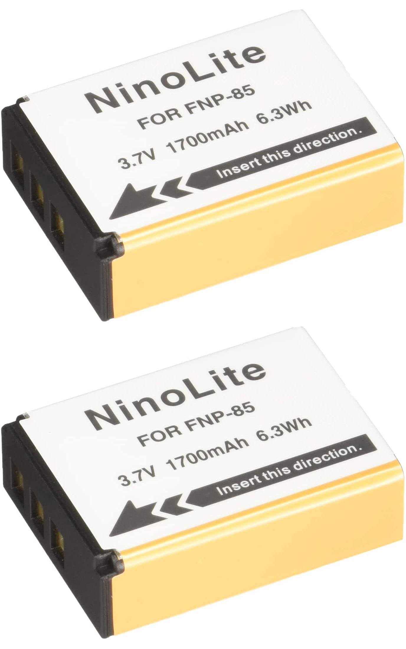 Amazon | NinoLite NP-85 互換 バッテリー 2個セット Fuji フジ