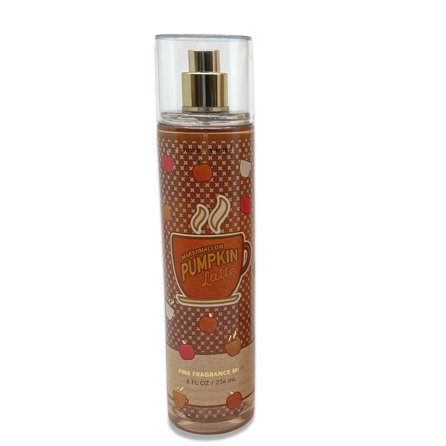 Bath & Body Works Marshmallow Pumpkin Latte Fragrance Mist 8oz - pack of 3