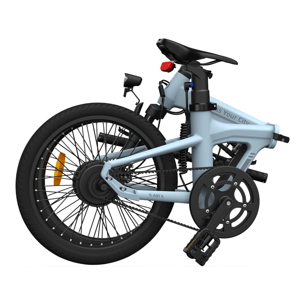 A Dece Oasis ADO E-Bike Air 20S E-Fahrrad Faltbar, klapprad Riemenantrieb,Citybike, 1 Gang, Hintermotor, 250W, 25KM/H,ebike Damen/Herren,StVZO