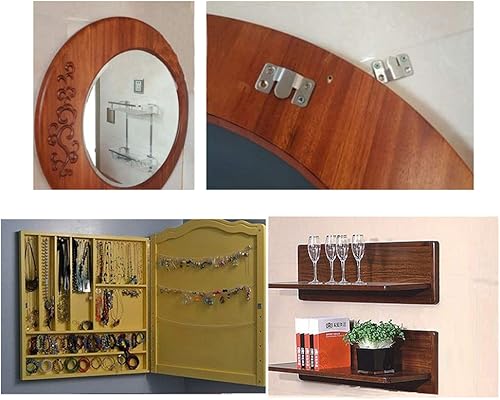 Miniatura 5 de Sofá seccional de metal entrelazado para muebles conectados, ganchos de pinturas murales con tornillos, paquete de 12