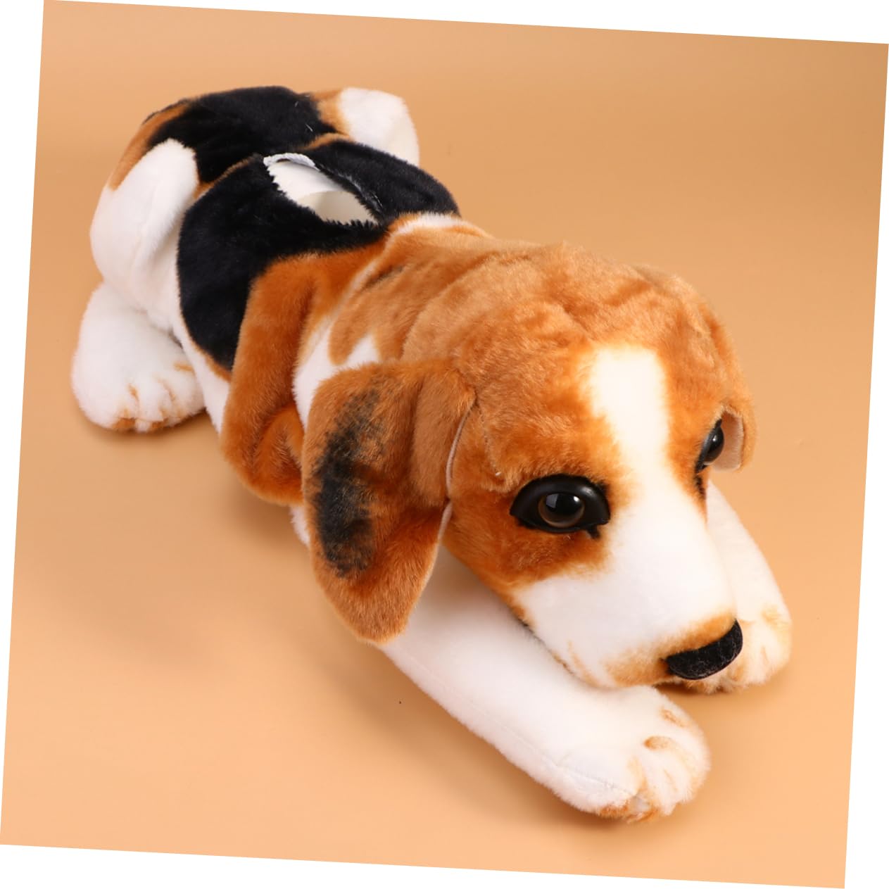 Ciieeo 2 Cajas de Pañuelos de Peluche con Diseño de Perro para Guardar Servilletas Decoración del Hogar