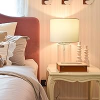 Vista 6 de Wellmet Pantalla de Lámpara Requiere Ensamblaje, Pantalla Beige de 16"x16"x12" para Lámpara de Mesa, Lámpara de Noche, Lámpara de Pie, Pantalla