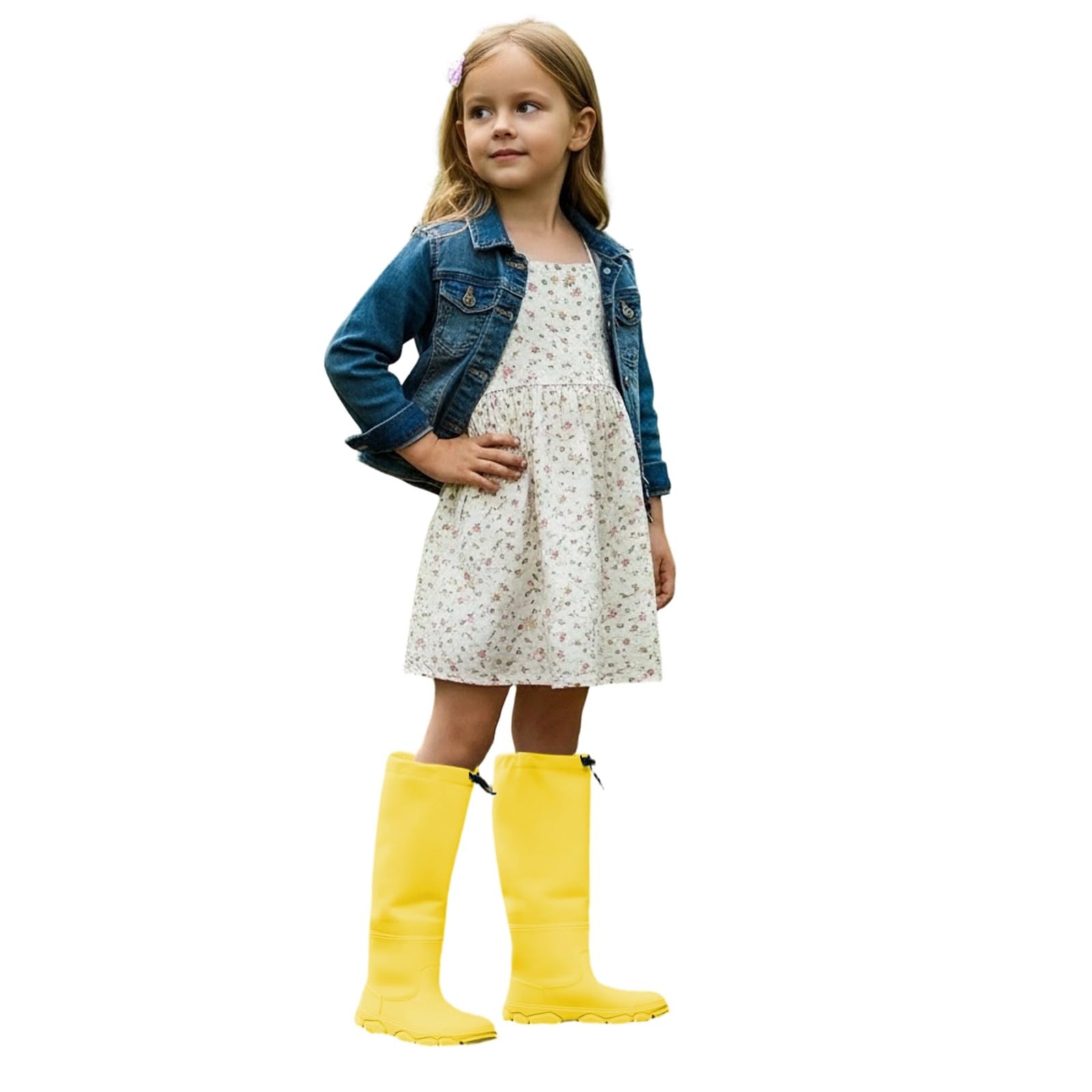 Stivali di gomma per bambini, leggeri, antiscivolo, impermeabili, da giardino, comode, unisex, per ragazzi e ragazze, antivento, da equitazione