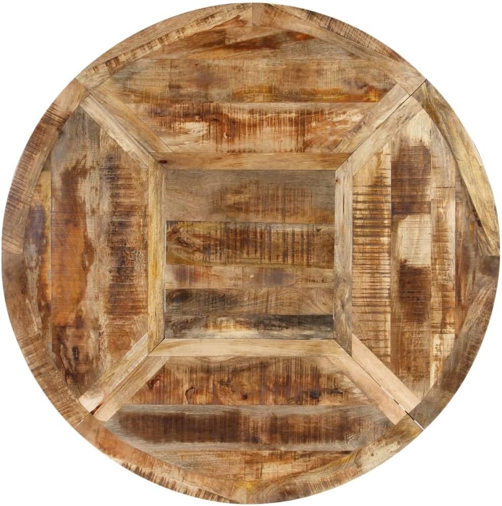 vidaXL Dining Table Natural Wood Solid Mango Wood Large