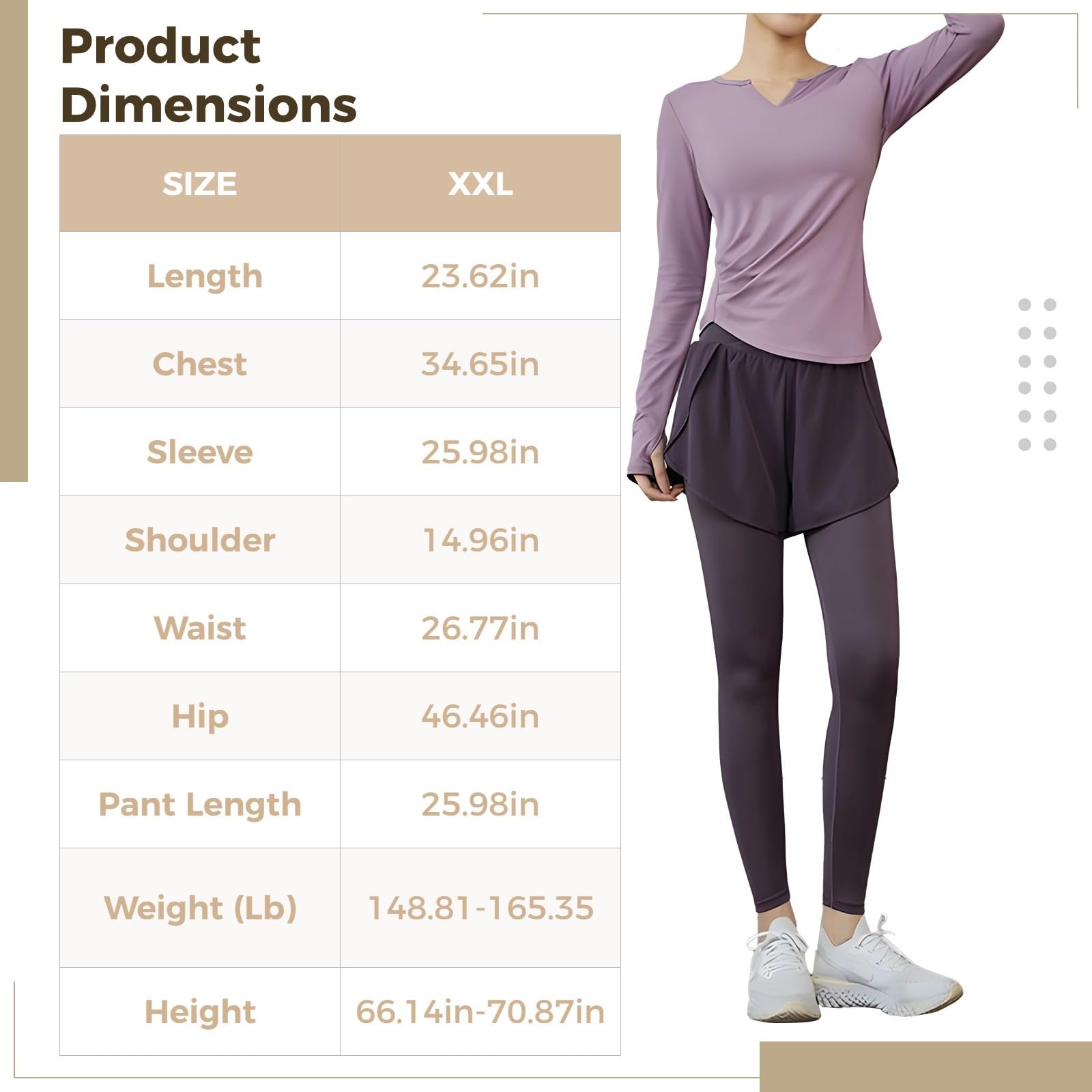 Conjuntos de entrenamiento genéricos de tres piezas para mujer, conjuntos de yoga de 3 piezas con telas transpirables y diseño antibolitas, XXL adecuado para 135-150 libras, trajes deportivos