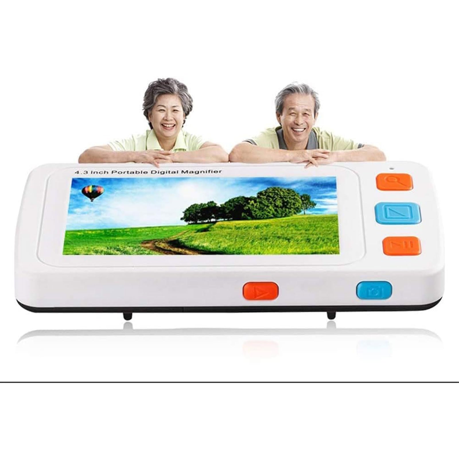 Lupa Lupa LCD de Bolsillo, Ayuda electrónica portátil para Lectura, Lupa de vídeo, Herramienta Digital para Escritura y facturas para Cualquier Persona con Baja visión