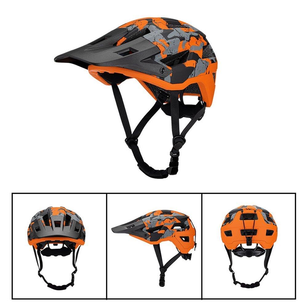 Kask rowerowy górski, oddychający, regulowany, kask rowerowy dla dorosłych, MTB, kask rowerowy z paskiem, akcesoria jeździeckie dla mężczyzn i kobiet