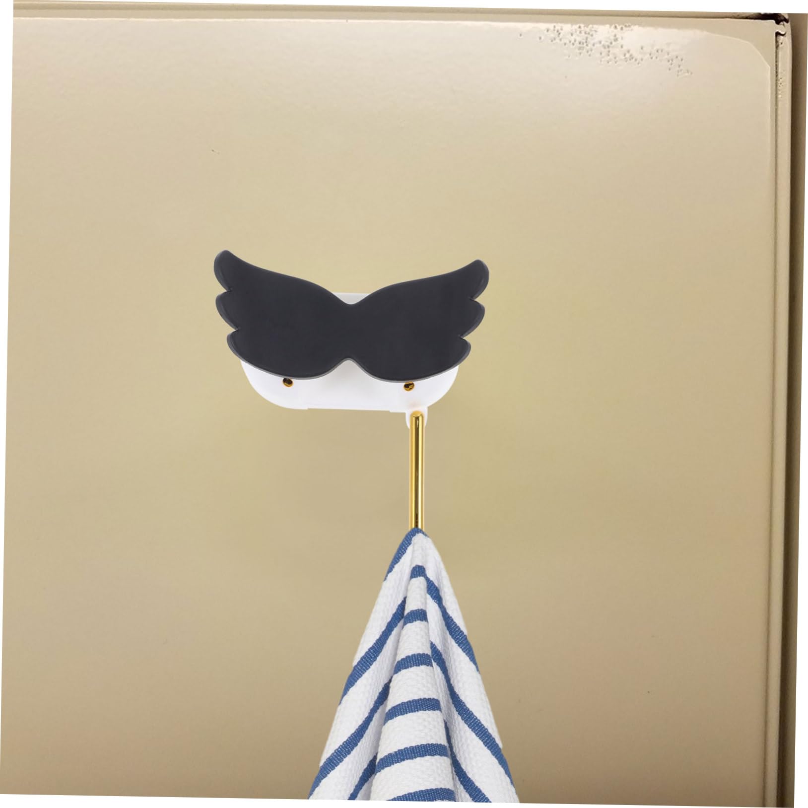 Cabilock Mop Clip Hook Broom Holder Broom Hangers Broom Racks Broom and Mop Organizer Wall Mop Holder Mop and Broom Organizer Broom Hooks Mop Hooks Mop Hanger No Punching Storage Rack