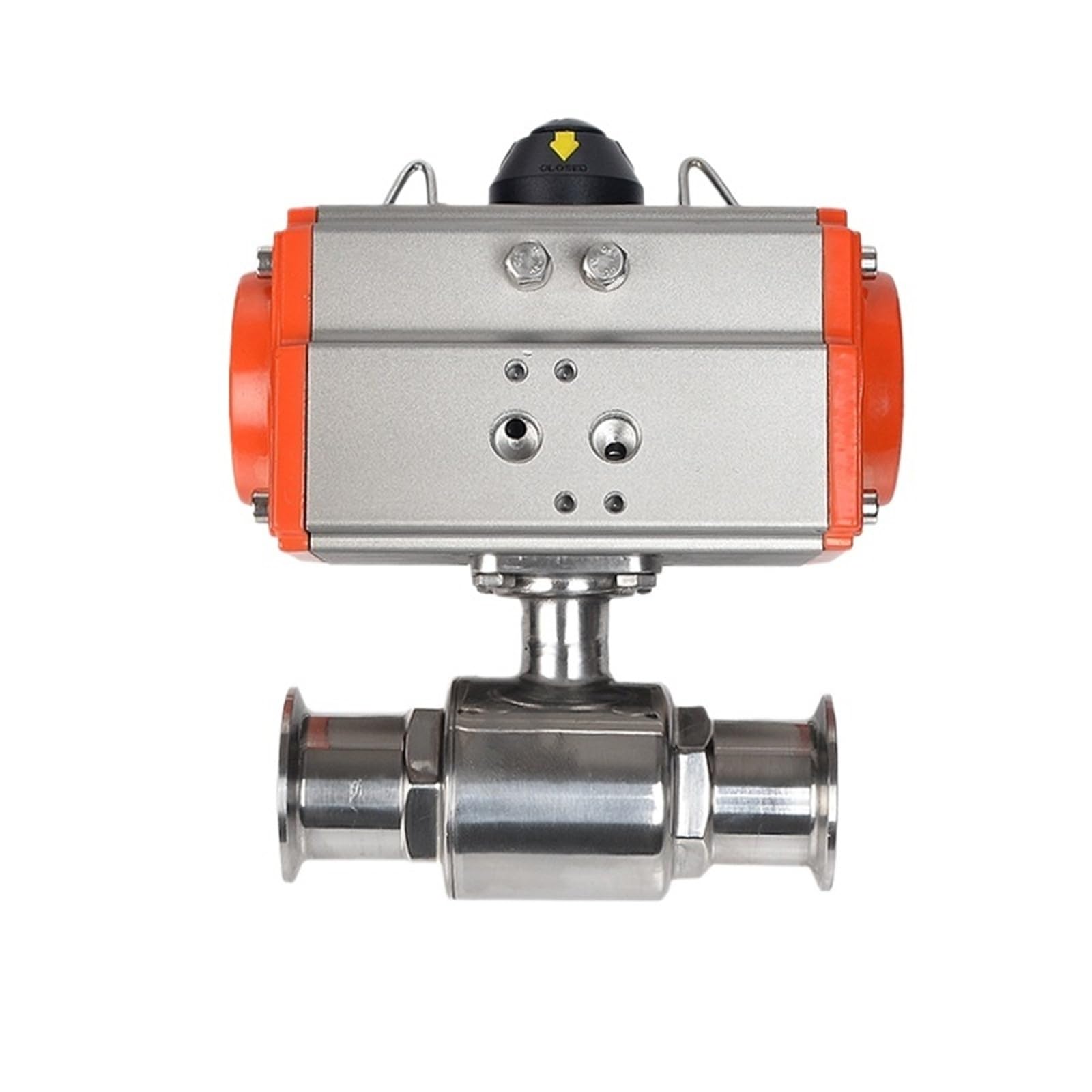 Vanne pneumatique 32mm anti-corrosion en inox 304 Tri-Clamp résolvant les pannes d'usure