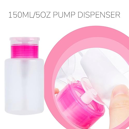 Miniatura 5 de Toallitas de uñas sin pelusas, 400 toallitas de limpieza suaves rosas para uñas y extensiones de pestañas con acetona de 5 onzas, dispensador de