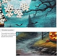 Vista 2 de Rompecabezas de 1000 piezas gótico de Halloween para ilustraciones de juegos para adultos, adolescentes y niños 20323063