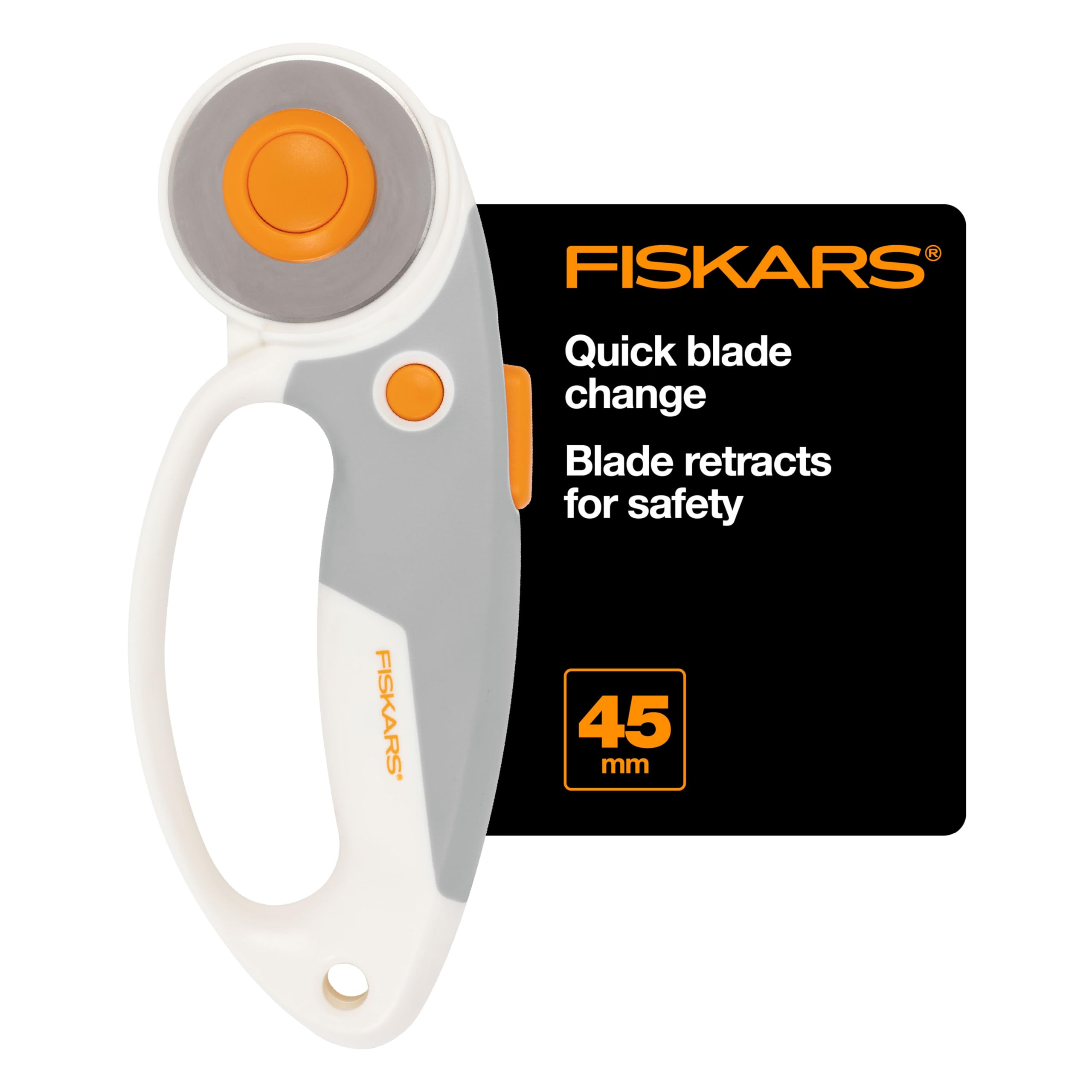 Fiskars Titanium Softgrip Loop Rotary Cutter 45mm- - 1065930