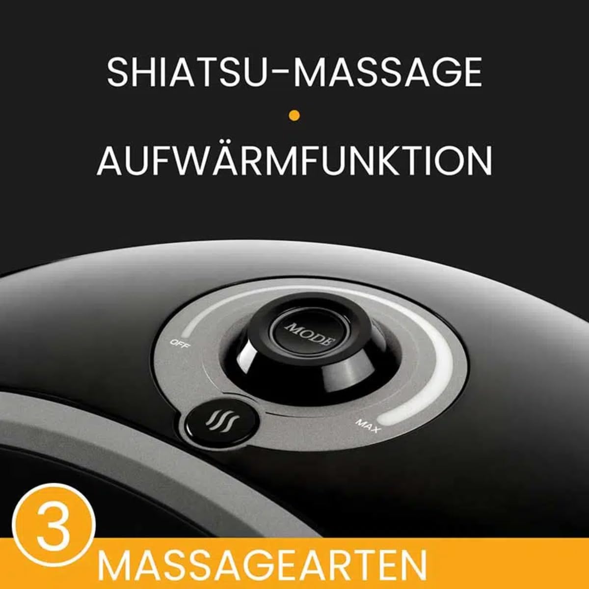 MEDIVON Pure Complete PRO Fußmassagegerät Shiatsu Massagegerät mit Wärme und Luftmassage - Fußmassagegerät elektrisch für Entspannung und bessere Durchblutung, Fussmassagegerät