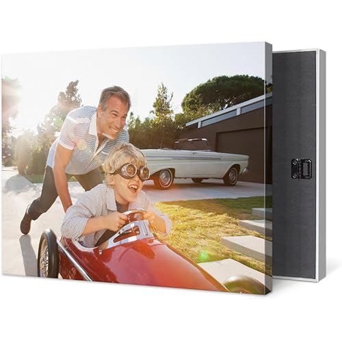 Custom Canvas Prints with Your Photos, Personalized Photo to Canvas Wall Art Prints for Family, Wedding, Anniversary, Baby, and Pet Pictures - 8x10 Inch