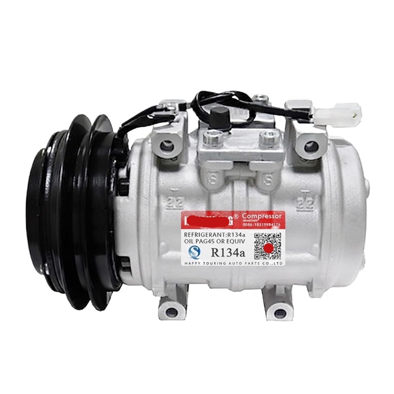 Compatible For Toyota， Land Cruiser HJ61 1988 24V OEM 88320-60191/047200-4810 047200-6480，Car air conditioning compressor, air conditioning pump replacement assembly(24V)