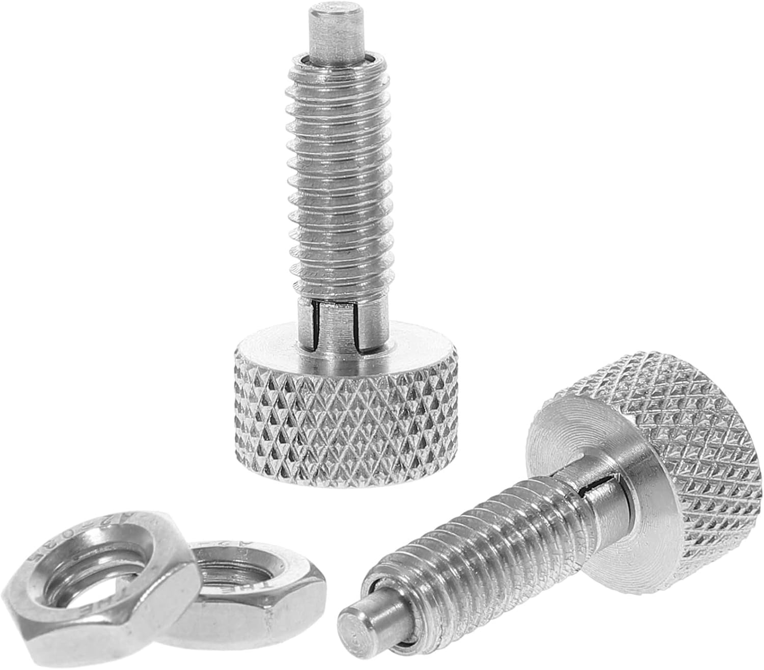 2pcs Retractable Spring Plunger Locking Pins Heavy Duty Stainless Steel Locking Plunger for Box