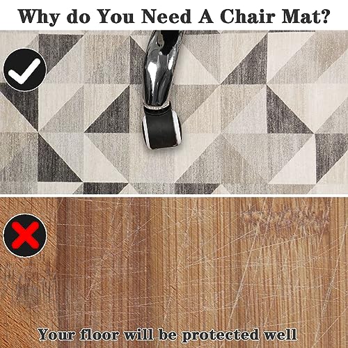Tapis de chaise de bureau antidérapant protection de sol efficace