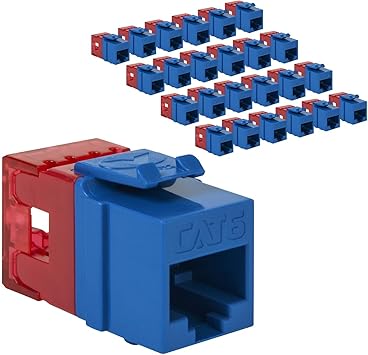 ICC ICC-IC107F6CBL Module CAT 6 HD 25PK Blue - NEW - Retail - ICC-IC107F6CBL
