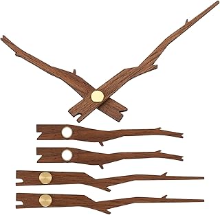 Replacement Clock Hands Kit, 3 Set Wooden Clock Mechanism Movement Wall Clock Hands Parts Replacement for 10 Inch Wall Clock Repair DIY Home Art Decor, G2