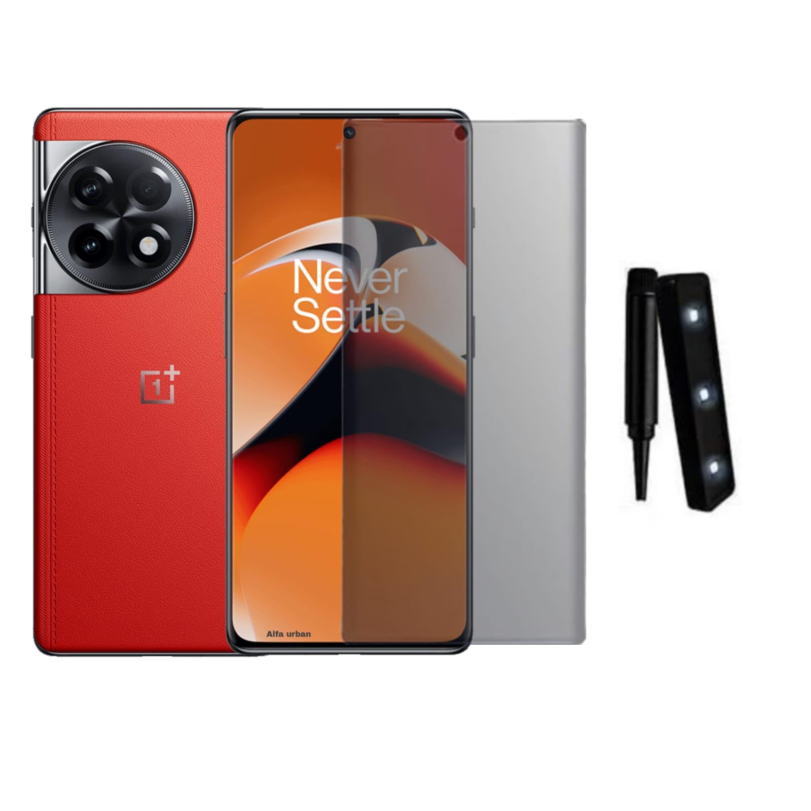 ALFA URBAN UV Matte Curved Tempered Glass for OnePlus 11R | Advanced Gaming Performance Screen Protector - Easy Installation (B0DCFQNN2H) Amazon Price History, Amazon Price Tracker