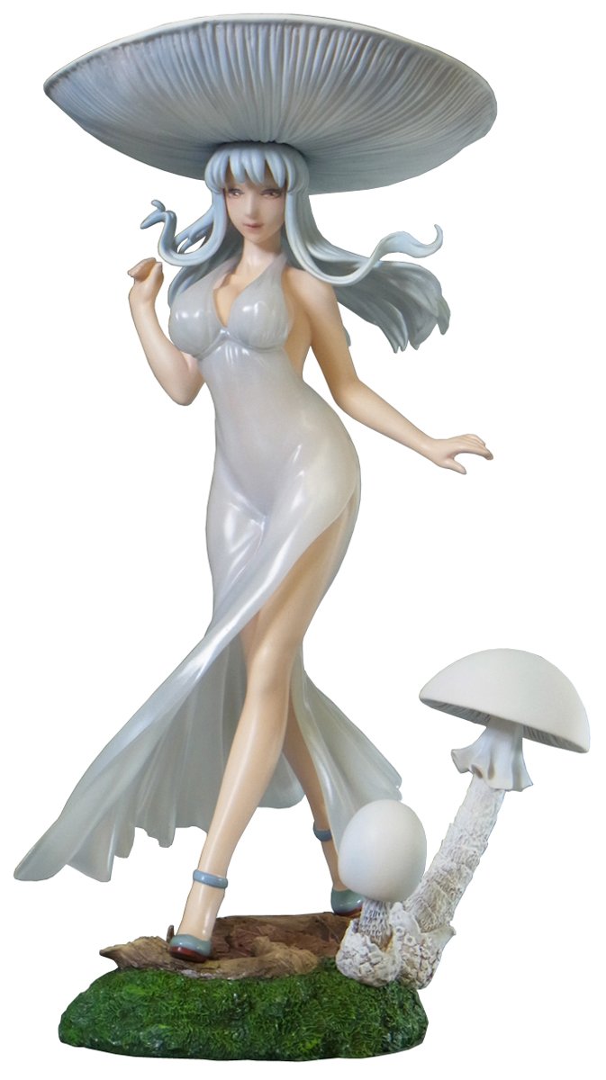 Amanita virosa figurine en polyrésine peinte X-PLUS 28 cm pour collectionneur