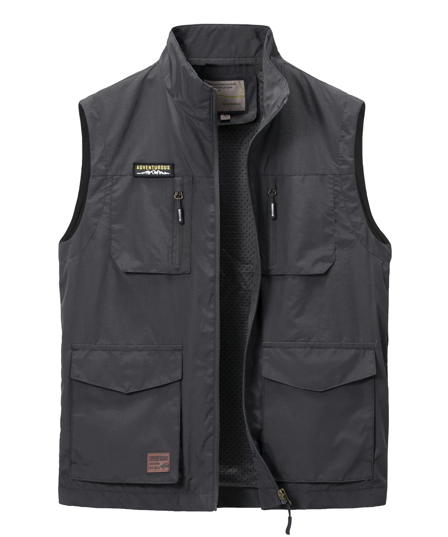 Uomo Gilet da Pesca Giubbotti Senza Maniche Asciugatura Rapida Gilet da Caccia Smanicata Fotografia Gilet Multitasche Reporter