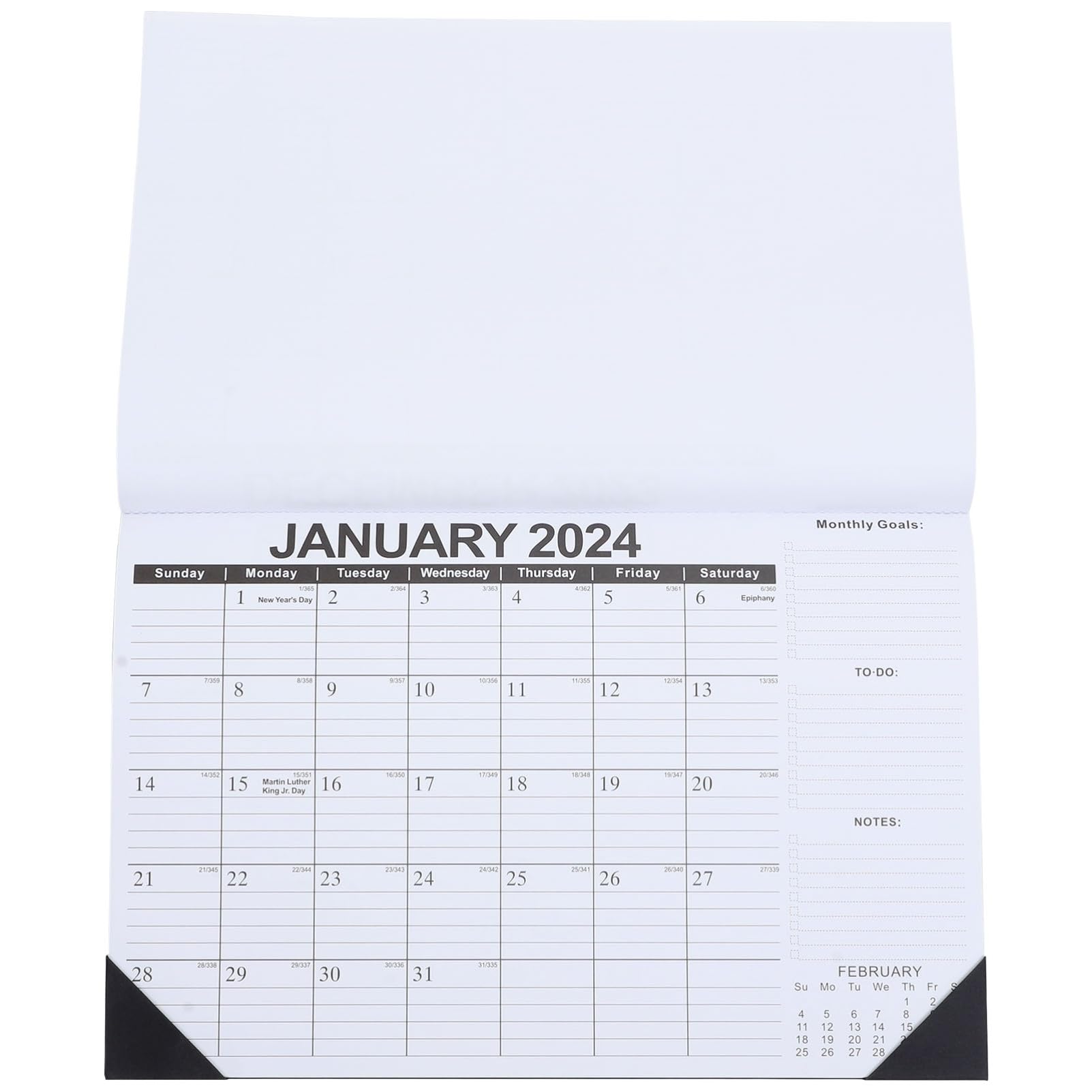 VILLCASE 3 Piezas 2023 Calendario 2022 Calendario De Pared 2021-2022 Planificador Del Año 2022 De Estilo Chic Mensual 2022 Pared Black Papel Doble Offset