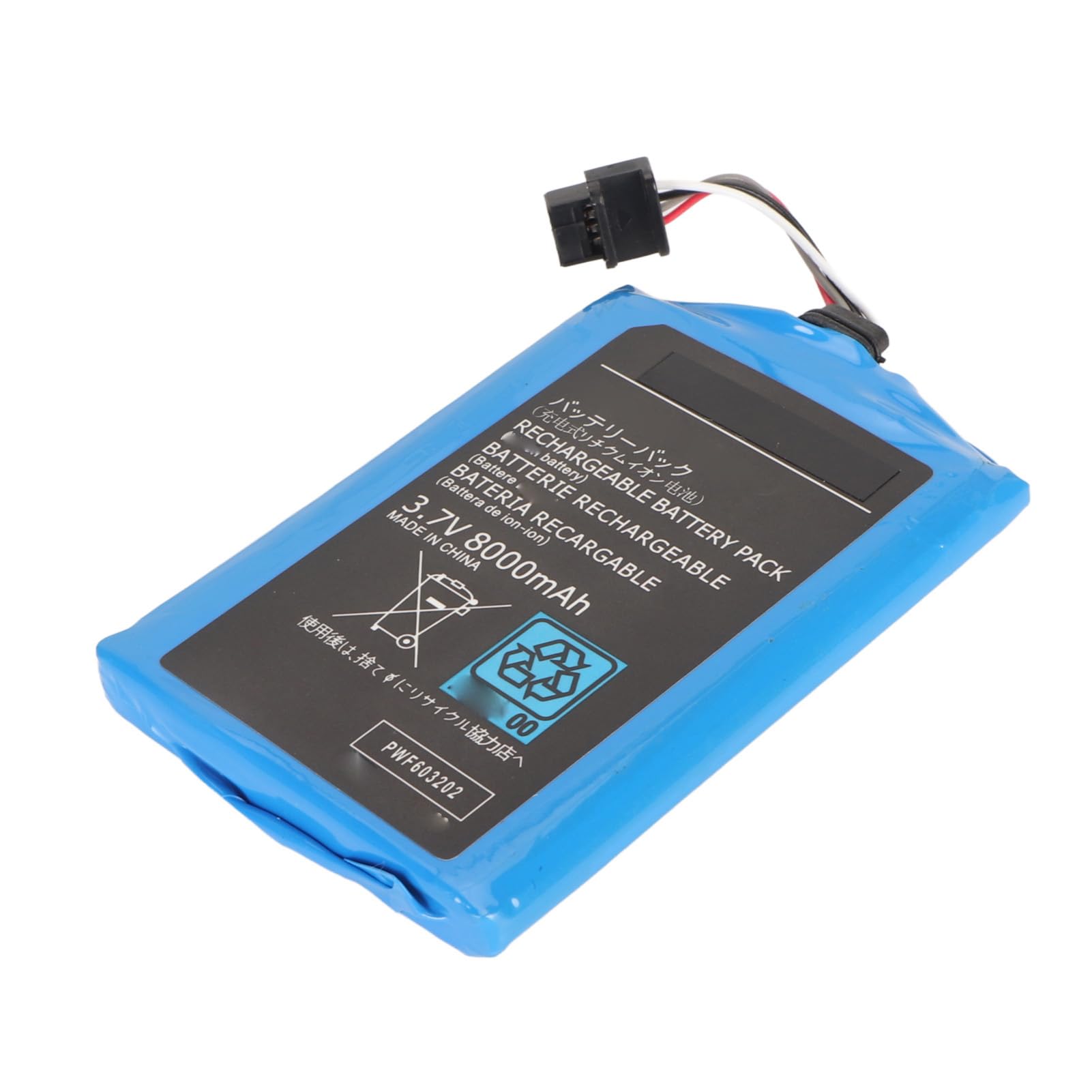 Batteria, Batteria Sostitutiva Ad Alta capacità da 3,7 V 8000 MAh, Estesa Ricaricabile con Strumenti di Installazione per Gamepad WUP-010 WUP-012
