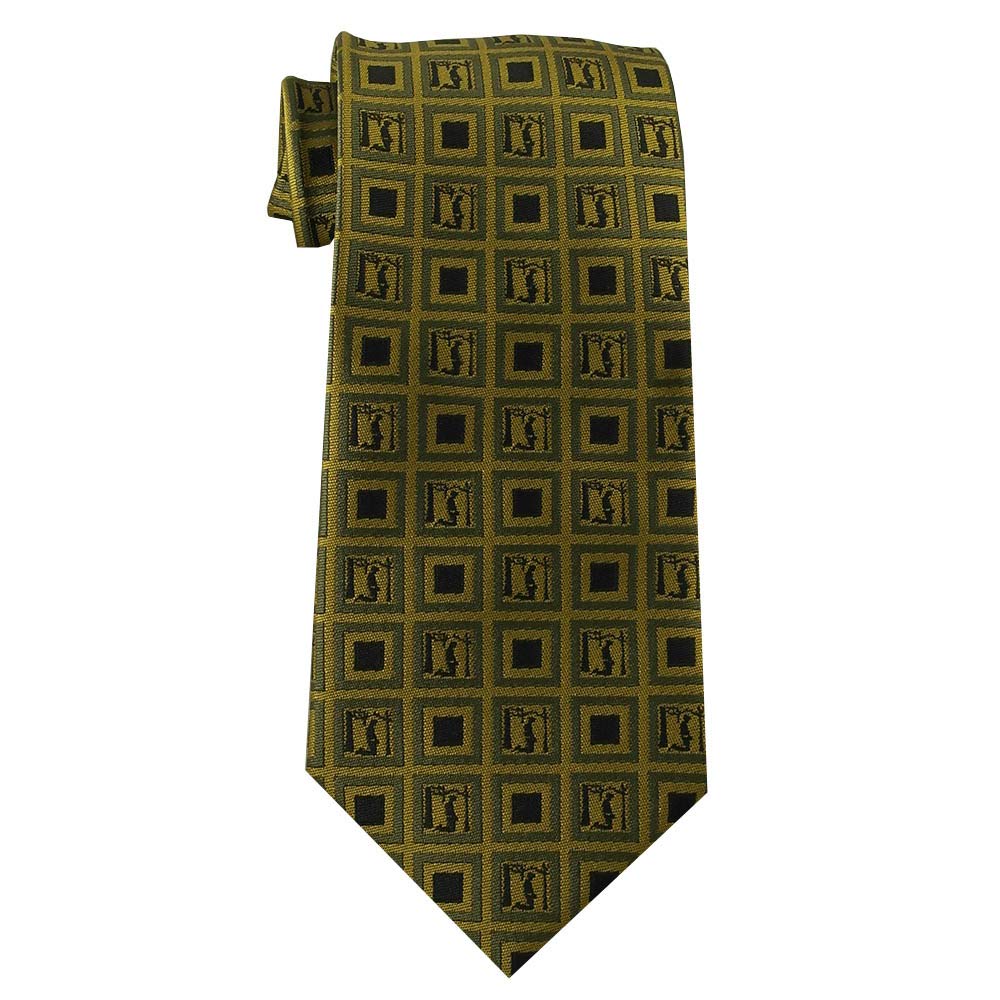 LDS Children's Tie for boys 8-14 years old Book of Mormon LDS Tie, Sacred Grove, Joseph Smith's First Prayer (Gold with Black)